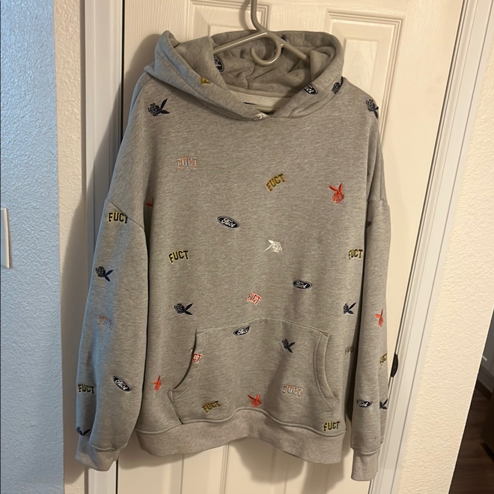 Fuct Death Bunny AOP embroidery Hoodie